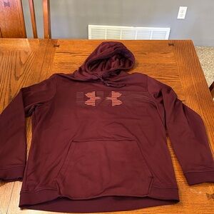 Under Armour Men's Burgundy Hoodie size XL
